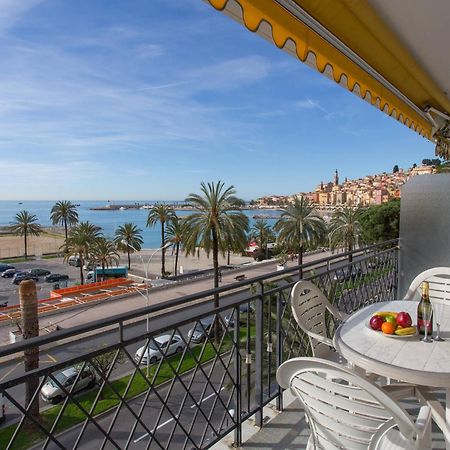 Studio Climatise Avec Terrasse Face Mer A Menton - Fr-1-196-208 Ngoại thất bức ảnh