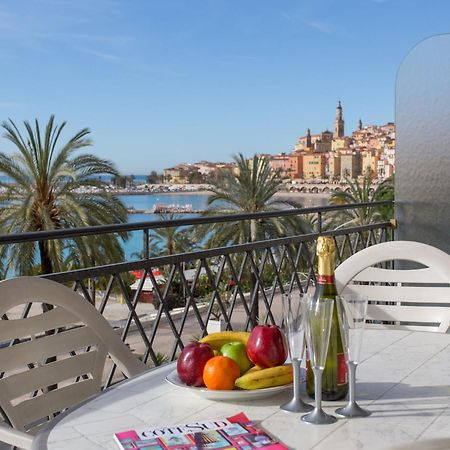Studio Climatise Avec Terrasse Face Mer A Menton - Fr-1-196-208 Ngoại thất bức ảnh