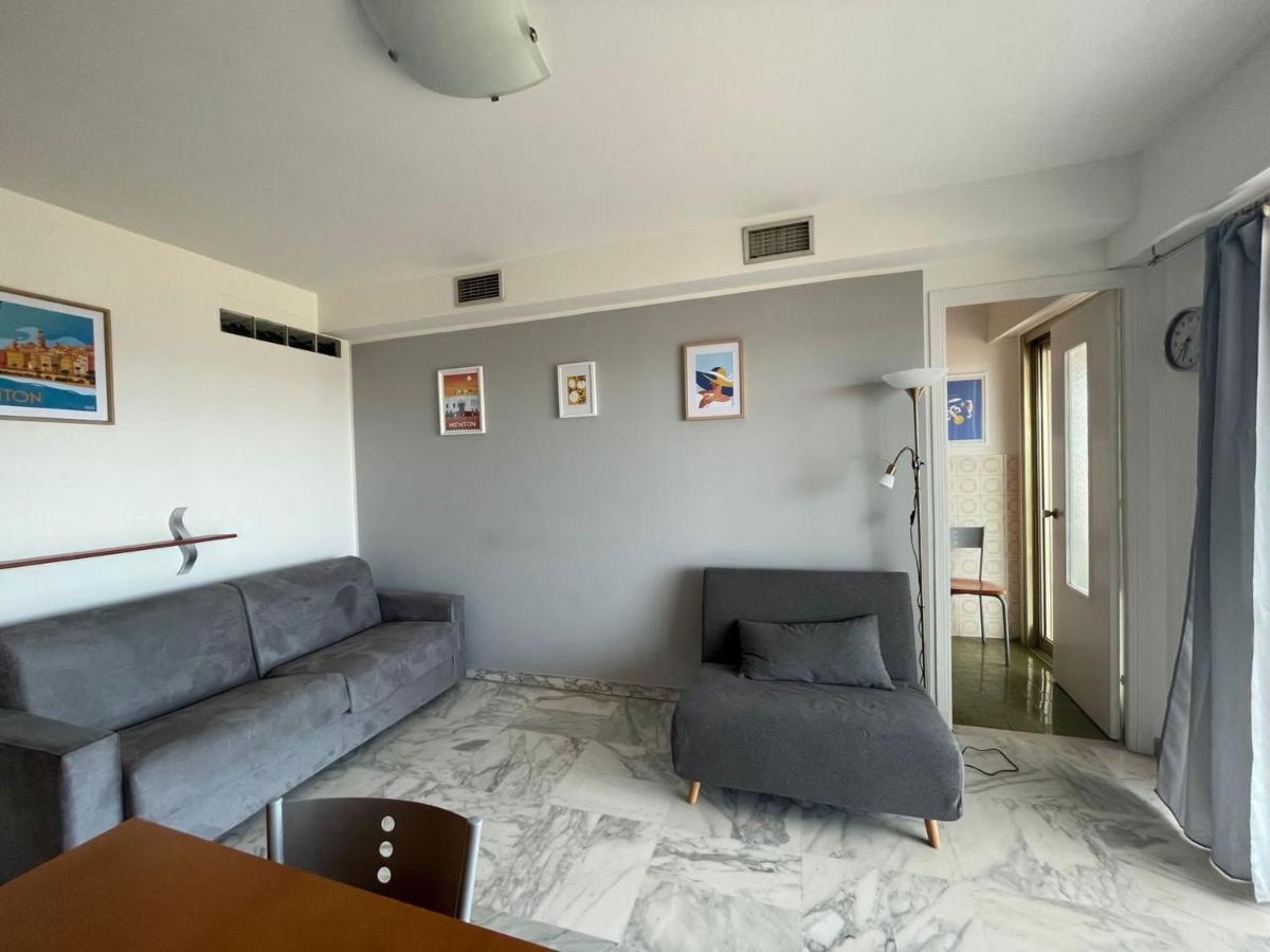 Studio Climatise Avec Terrasse Face Mer A Menton - Fr-1-196-208 Ngoại thất bức ảnh
