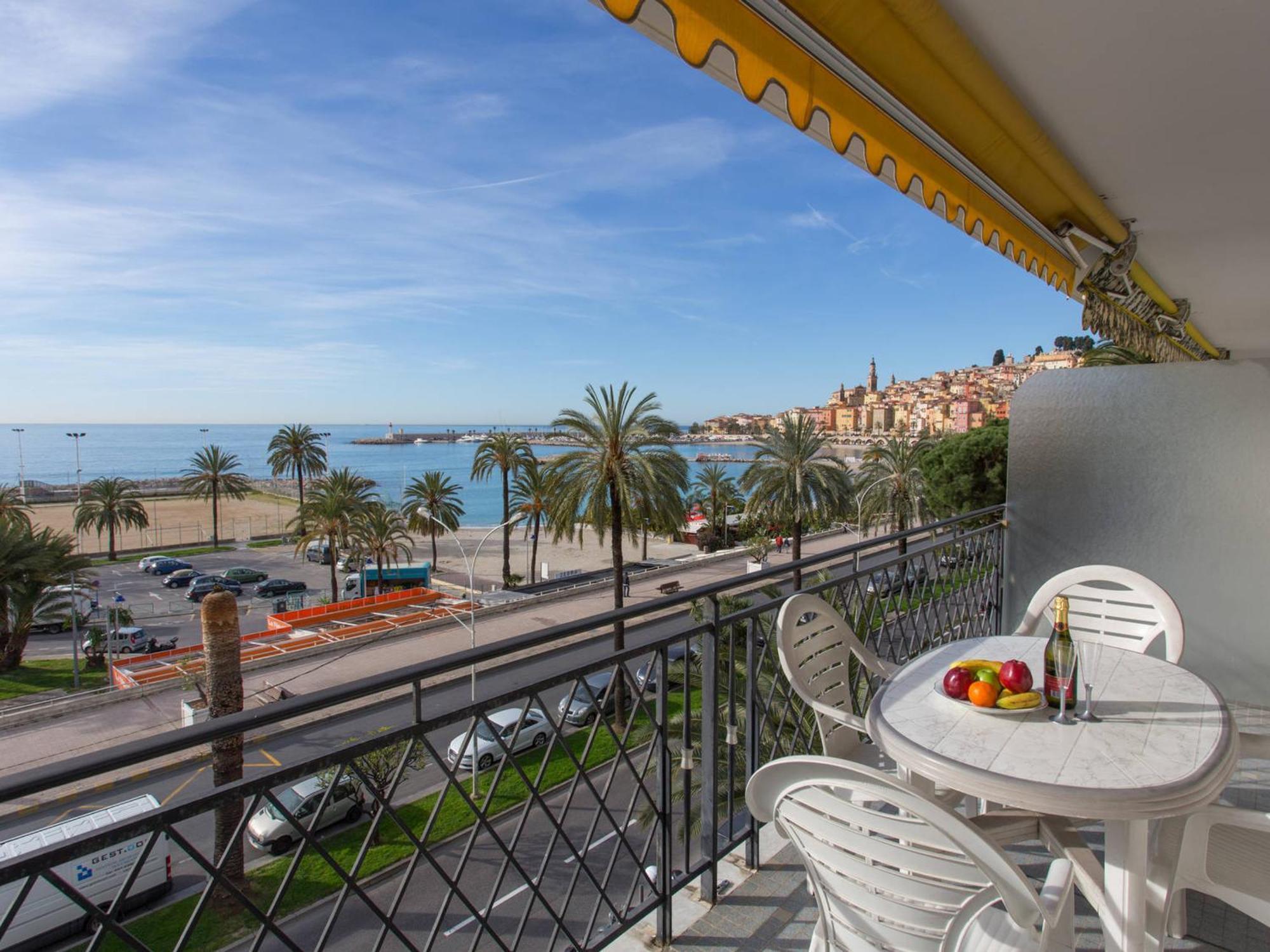 Studio Climatise Avec Terrasse Face Mer A Menton - Fr-1-196-208 Ngoại thất bức ảnh